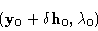 \begin{displaymath}({\bf y}_0+\delta{\bf h}_0,\lambda_0)\end{displaymath}